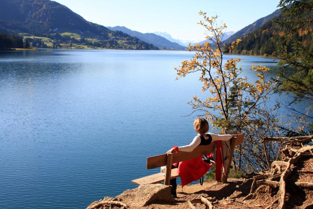 Kraners Alpenhof Bio Bed And Breakfast Pension Weissensee Exterior foto