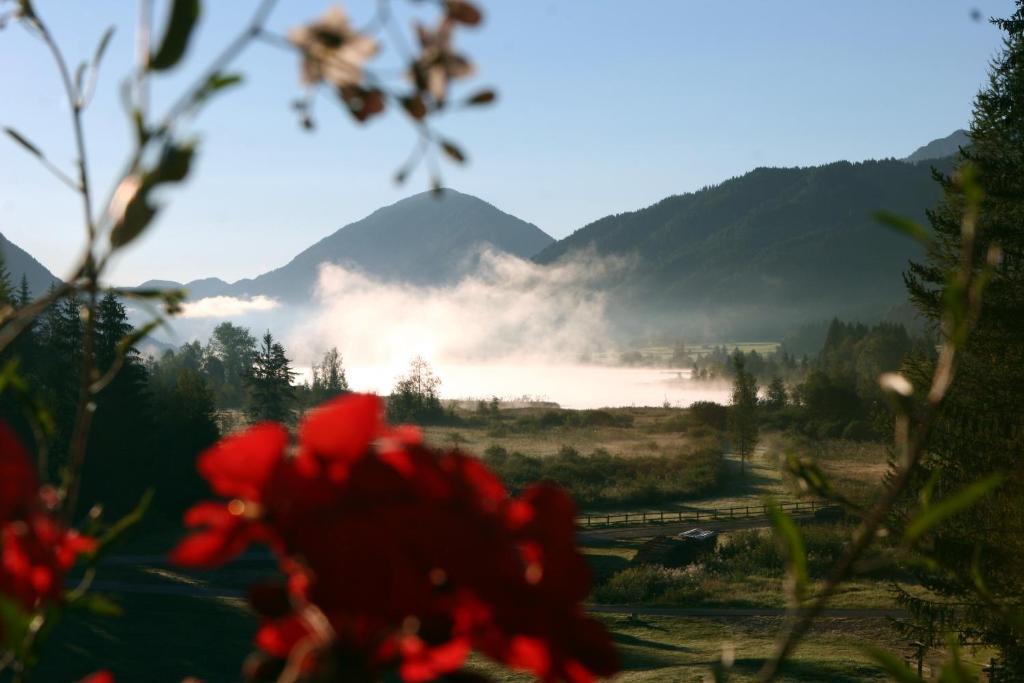 Kraners Alpenhof Bio Bed And Breakfast Pension Weissensee Exterior foto